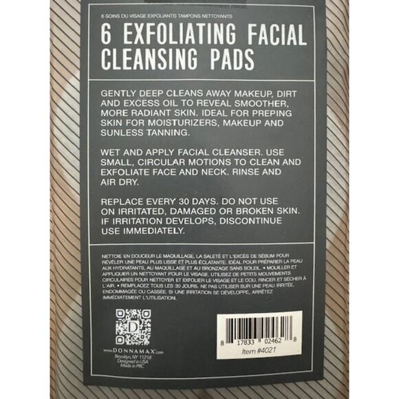KŌL Charcoal + Vitamin E Exfoliating Facial Cleansing Pads - 5 pack - Picture 3 of 5
